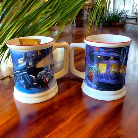 The Polar Express “Believe” Christmas Mugs - Set of 2 - Picture 2 of 8